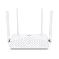 DBIT AC1200 Dual Band WiFi Router 1200Mbps Wireless Internet Router, 4 x 10/100/1000 Mbps Gigabit Ethernet Ports, Supports EasyMesh, Guest WiFi, Access Point Mode, IPv6 and Parental Controls