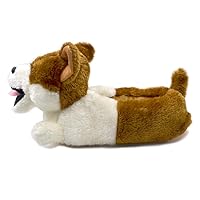 Millffy Classic Bunny Slippers Adult Sized Plush Slippers Kids Size Animal Slippers Shepherd Dog Corgi Costume Footwear