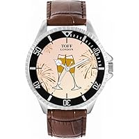 Custom Design 42MM 30m WR New Year Champagne Watch