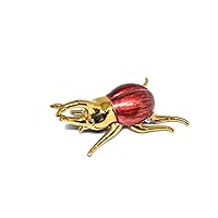 Uniques Addict Store : Beetle Animal Bugs Gold Head Color Charm Pendant Jewelry Decoration Collection Gifts for Birthday, Christmas, Friends, Mom, Lover