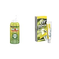 NeilMed Extra Strength Saline Spray and Ayr Soothing Aloe Nasal Gel Bundle (4.5 fl oz and 0.5 oz)