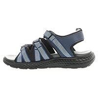Propet Womens Travelactiv Adventure Strappy Athletic Sandals Casual - Black