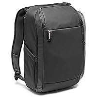 Manfrotto MB MA2-BP-H Advanced² Hybrid 3in1 Backpack, Shoulder and Top Handle Bag, for Mirrorless and Standard Lenses + Laptop, Interchangeable Padded Divider System, Tripod Attachment, Coated Fabric
