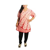 Indian 100% Cotton Women's Long Kurtis Frock Suit Casual Gown Girl's Fashion Maxi Dress Plus Size