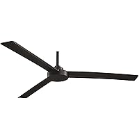 MINKA-AIRE F624-CL Roto XL 62-Inch Outdoor Ceiling Fan In Coal Finish