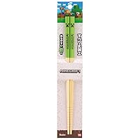 Skater ANT4-A Bamboo Safety Chopsticks 8.3 inches (21 cm) Minecraft Creeper Chopsticks