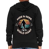 Hide and Seek World Champ Kids' Full-Zip Hoodie - Art Hooded Sweatshirt - Nature Kids' Hoodie