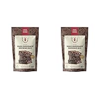Renewal Mill Dark Chocolate Brownie Mix 18 oz, Gluten-Free, Vegan, Non-GMO, Upcycled Ingredients I Easy to Make in One Bowl, Only Requires Oil and Water, Kid-Friendly | Packaging May Vary (Pack of 2)