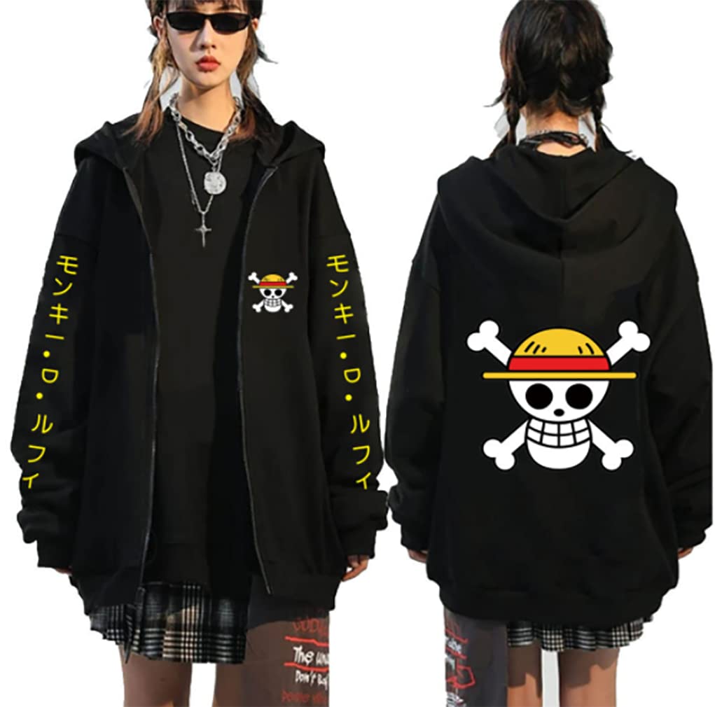 Anime One Piece Roronoa Zoro Nami Hoodie Sweatshirt Loose Coat Jacket  Unisex | eBay