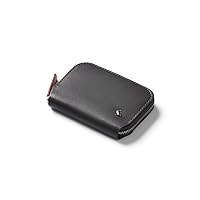 Bellroy Unisex-Adult Folio Mini –Leather (Wallet, Coin Pouch) -Compact|RFID-Blocking, CharcoalCobalt