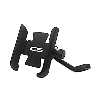 For BM-&W R1200GS ADV R1250GS F750GS F850GS G310GS F800GS F650GS CNC Motorcycle Handlebar Mobile Phone Holder GPS Stand Bracket Phone Mount Holder Bracket ( Color : Rearview mirror without USB(1) )