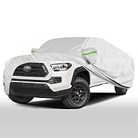 KEYOOG 6-Layer Full Car Cover is All-Weather Waterproof, Heavy Outdoor Pickup Truck Cover, Universal in All Seasons, Snow Protection, Acid Rainproof, Sunscreen, Uv Protection, Length Up to 206