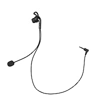 Referee Headset, in-Ear Headphone with Microphone Replacement for V6 Pro/ V6C/ V4 Plus/ V4C Plus/FBIM Intercom