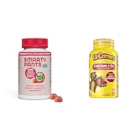 SmartyPants Kids Probiotic Immunity Gummies & L’il Critters Calcium + D3 Gummy Supplements, 60 & 150 Count