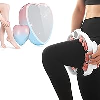 ONUEMP Cellulite Massager Roller for Anti-Cellulite + Crystal Hair Remover, Muscle Pain Relief & Myofascial Release, Painless Exfoliation & Hair Removal on Arms, Legs