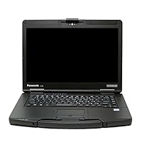 Toughbook Panasonic 54, CF-54 MK3, Intel Core i5-7300U, 14.0 Inch HD, 512GB SSD, 16GB, Wi-fi, TPM, BT, Dual Pass, Backlit Keyboard, Webcam, Win 10 Pro (Renewed)