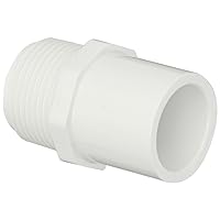 Spears 461 Series PVC Pipe Fitting, Adapter, Schedule 40, 1