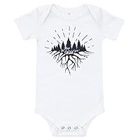 Wild Roots, PNW, Portland Oregon, Washington, Newborn, Onesie, White, T-Shirt