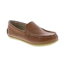 FOOTMATES Brooklyn Slip-On Penny Loafer Boys Shoes, Girls Shoes, with Wide Toe Box and Custom-Fit Insoles, Non-Marking Outsoles - for Toddlers, Little Kids, and Big Kids, Ages 1-12