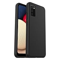 OtterBox Samsung Galaxy A02S Prefix Series Case - BLACK, ultra-thin, pocket-friendly, raised edges protect camera & screen, wireless charging compatible