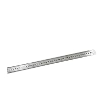 HARFINGTON 2pcs Stainless Steel Ruler 8 Inch 20cm & 16 Inch 40cm Metric  English Ruler with Conversion Table Metal Ruler Straight Edge Millimeter  Ruler