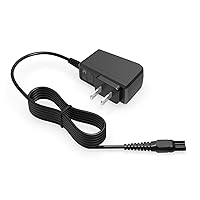[PSE Certified] Superer 15V 1.8M Philips Compatible Electric Shaver Charger QG HQ QC AT PT RQ Series S9000 S7000 S5000 S3000 Series Replacement Shaving Charger AC Adapter Charging Cord (Not Compatible