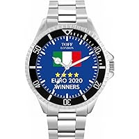 Limited Edition Euro 2020 Winner Watch, Analogue Display, Japanese Quartz Movement Watch, Custom Made