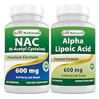 Best Naturals NAC 600 mg & Alpha Lipoic Acid 600 mg