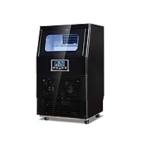 Pellet Ice Maker, Ice Maker Machine Commercial Ice Machine Portable Ice Maker Home Appliances Ice Generator High Production 40kg /55kg,Ideal for Home, Kitchen, Camping, RV (Color : HZB40FA - 40kg 24