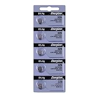 Energizer 329 Button Cell Silver Oxide SR731SW Watch Battery Pack of 5 Batteries