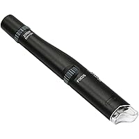 Carson MicroPen LED Lighted 24x-53x Magnification Microscope Pen (MP-300), Black