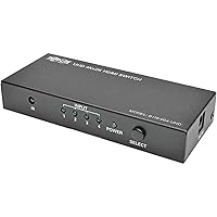 Tripp Lite 4-Port HDMI Switch for Video and Audio, 4K x 2K UHD @ 60 Hz (HDMI F/4xF) with Remote Control (B119-004-UHD),BLACK