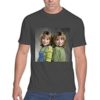 Ashley and Mary-Kate Olsen - Men's Soft & Comfortable T-Shirt PDI #PIDP1033863