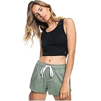 Roxy Women's Good Keepsake Cropped Tank Top, Anthracite 241