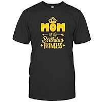 Mom Women-Hot Mess Mom-Mom of The Birthday Princess-Unicorn Mom T Shirt