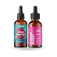 JoySpring Zinc with Vitamin C Liquid Supplement Immune Support for Kids, 1 fl oz