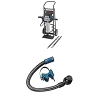 Bosch BH2770VCD 120-Volt 1-1/8 Hex Breaker Hammer Brute Turbo Deluxe Kit with HDC400 Hex Chiseling Dust Collection Attachment, 1-1/8