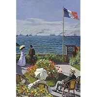 Monet Journal #2: Cool Artist Gifts - Terrasse à Sainte-Adresse Claude Monet Notebook Journal To Write In 6x9