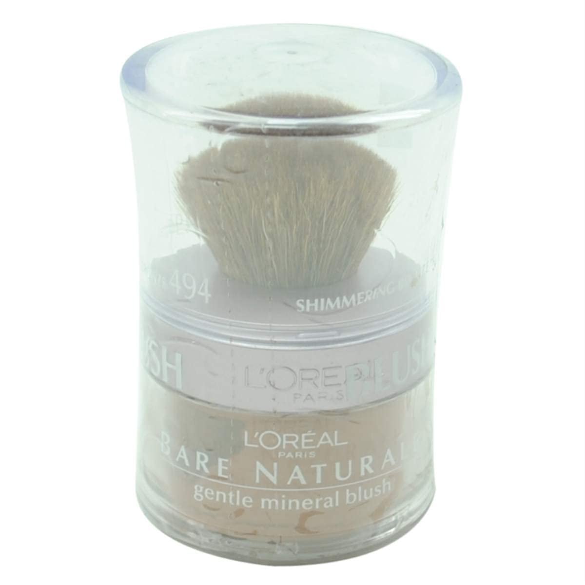 L'Oreal Bare Naturale Gentle Mineral Blush - Powder with Brush - # 494 - Shimmering Bronze