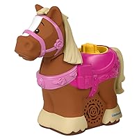 Replacement Part for Fisher-Price Princess Belle and Philippe Playset - GNG89 ~ by Little People ~ Replacement Horse Philippe ~ Fun Sounds and Movements