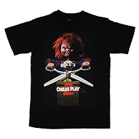 Seven Times Six Child's Play 2 Men's Chucky Doll Movie Poster Adult Short Sleeve T-Shirt