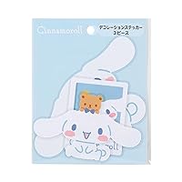 Sanrio New Life Decoration Sticker Set Cinnamoroll Cinnamoroll 4.9 x 4.5 x 0.04 inches (10 x 11.5 x 0.1 cm) Character 002135 SANRIO