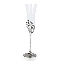 Halloween Skull Wine Glass, Skeleton Ghost Hand Wine Glass, Halloween Drinking Glasses, Skeleton Hand Goblet, Hotel Family Halloween Party Favors for Adults (B)