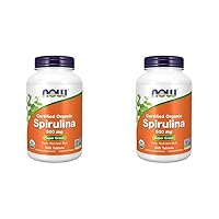 Supplements, Organic Spirulina 500 mg with Vitamins, Minerals and GLA (Gamma-Linolenic Acid), 500 Tablets (Pack of 2)