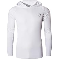 jeansian Men's UPF 50+ Sun Protection Tee Shirts Long Sleeve Dry Fit SPF T-Shirts Tshirt Sport Fishing Hiking Running LA245