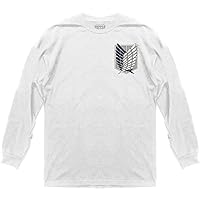 Ripple Junction Attack on Titan Survey Corps Front and Back Graphics Adult Long Sleeve T-Shirt