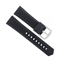 Ewatchparts 18MM RUBBER WATCH STRAP BAND COMPATIBLE WITH MENS TAG HEUER CARRERA WN1110.BA0332 WATCH