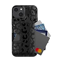 Velvet Caviar Compatible with iPhone 14 Plus Wallet Case for Women - Credit Card Holder Slot - Cute Slim & Protective Wallet Phone Cases [8ft. Drop Tested] - Black Leopard