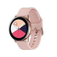 Galaxy Watch Active Bands,20mm Quick Release Bands Compatible for Samsung Galaxy Watch Active (40mm)/Galaxy Watch(42mm)/Gear Sport with Rose Gold Watch Buckle (Rose Pink, Small)