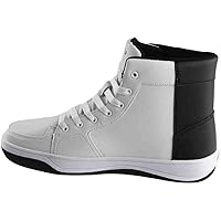 William Rast Mens Empire High Sneakers Casual Shoes Casual - White